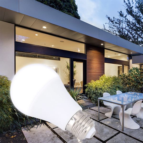 E26/E27 85-245V 5W/7W/9W Bevægelsessensor Høj lysstyrke LED-pære Lampe til soveværelse Stue 5W hvidt lys