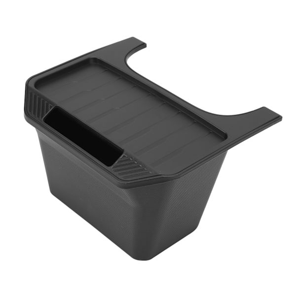 Bakre Center Förvaringslåda Stor Kapacitet Svart Snygg Förvaring Center Console Insats Organizer Ersättning för Tesla Model Y