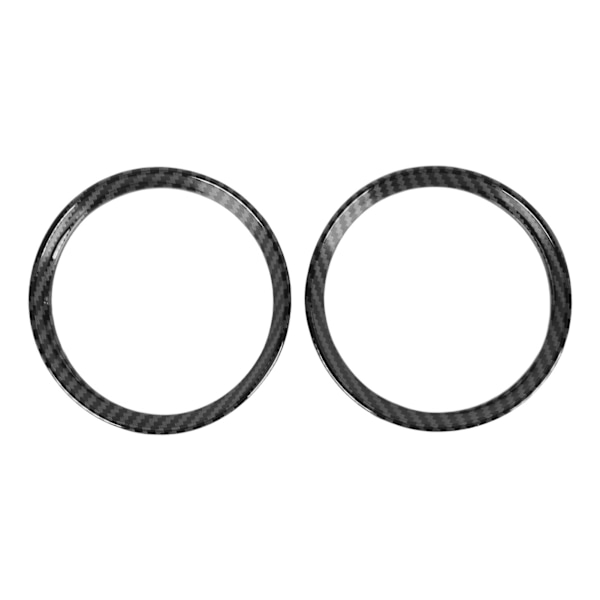 2st mugghållare panelkåpa kolfibermönster anti repor för Cooper R54 R55 R56 R60