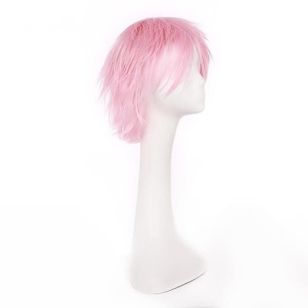 Anime Cosplay Peruk Kort Rak Peru Light Pink