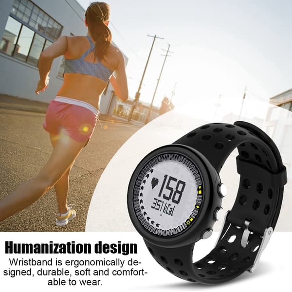 Silikone Smartwatch Rem til Suunto M1 M2 M4 M5 - Sort