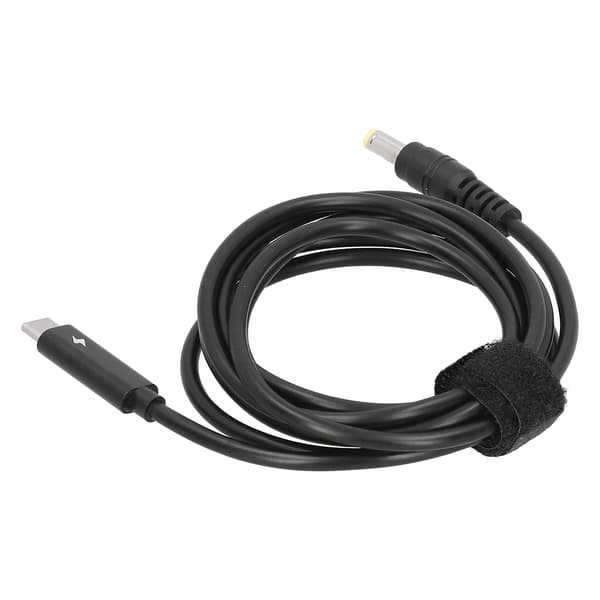 Snabbladdningskabel Typ-C Laddningsport DC5.5x2.5MM Interface för Notebook Strömladdare