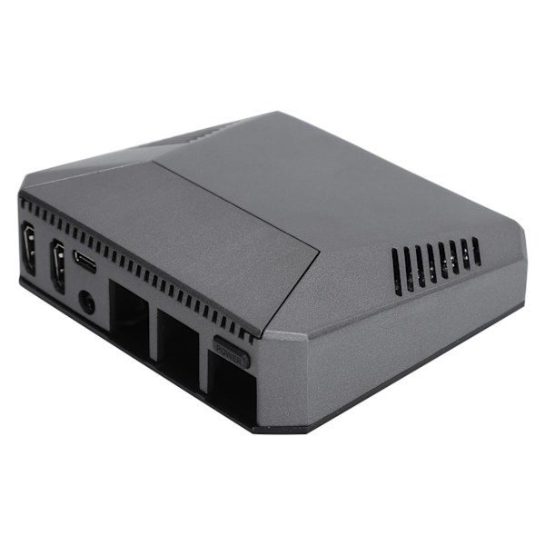 Aluminiumskal för Raspberry Pi 4B med inbyggd fläkt - Skyddande hölje