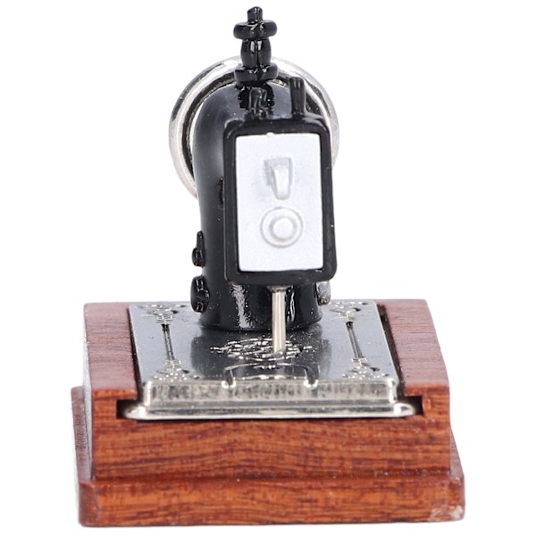 Nukkekodin ompelukone 1:12 Miniatyyri Retro Nukkekodin ompelukone Koti-elämäkohtaus Lahja Nukkekodin koristeeksi
