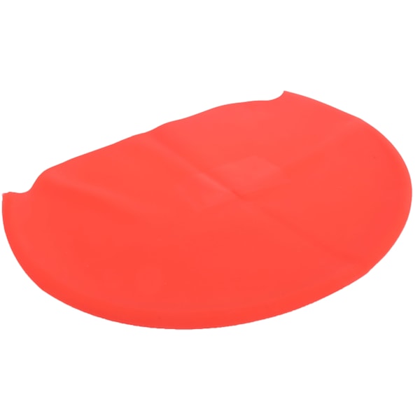 Vattentätt cykelhjälmskydd Elastisk Silica Gel Cykelcykelhjälm Regnskyddsskydd Röd