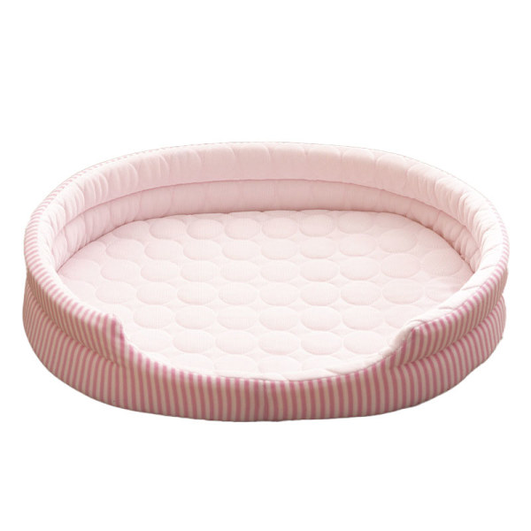 Kylsäng Pet Nest Four Seasons Universal Summer Sova Cool Ice Sidensäng för inomhus kattunge och valp Rosa