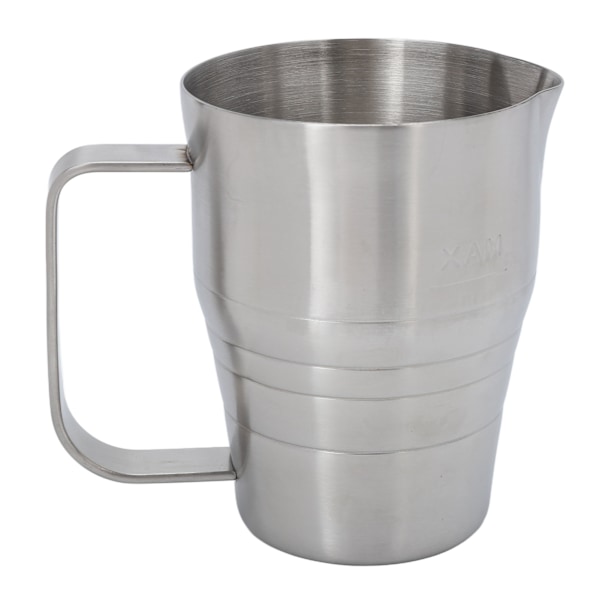 Melkeskummingkrus 700ml Hjemmesilverbestikk i rustfritt stål For tykk melkeskummingkrus Melkekaffemaker