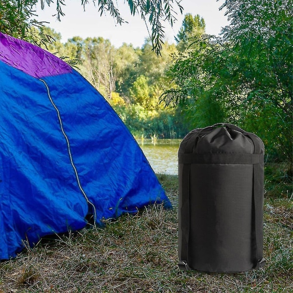 Komprimeringssaker Sekk, Soveposer Oppbevaring Stuff Sekk Organizer Vanntett Camping Vandring Ryggsekk bag S