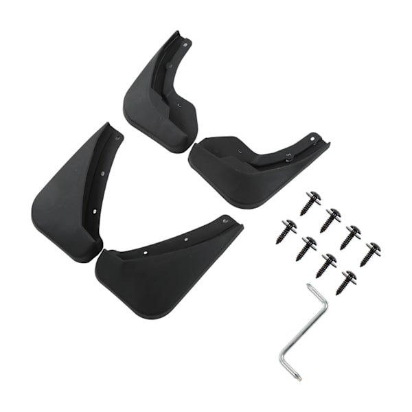 4 pcs/set Car Mud Flaps Front Rear Mudguard Black Replacement for XC40 2018-2021