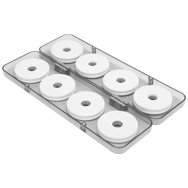 8 stk Fiske Plast Skumspole Fiske Line Oppbevaring Lure Rig Holder Organizer Tilbehør