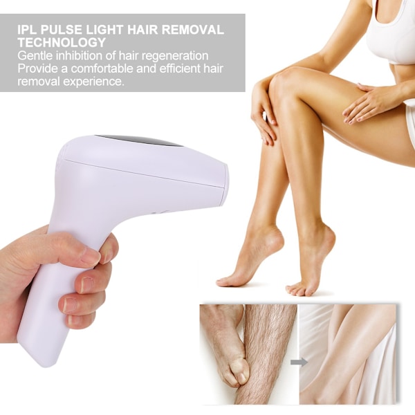 Profesjonell IPL hårfjerning maskin Elektrisk epilator Depilator Hvit (100‑240V) Pris UE