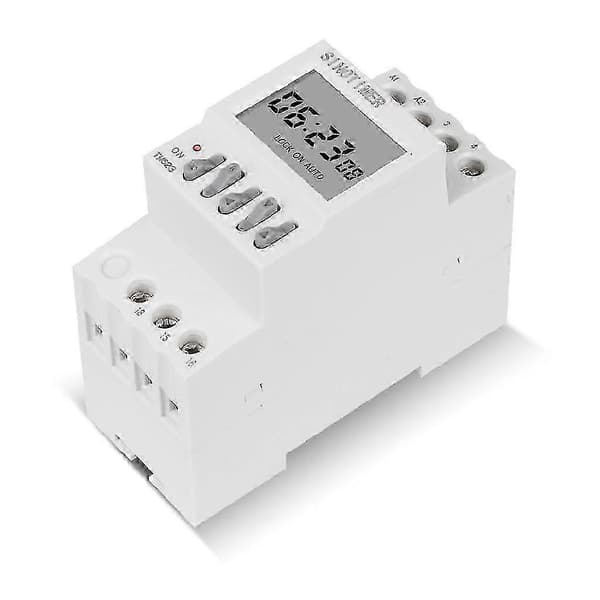 Digital astronomisk timer-kontakt indendørs med automatisk ur, 220V