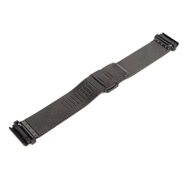 Urrem 22 mm mesh i rustfrit stål Justerbar udskiftningsrem til Amazfit Falcon T-REX 2 Ultra Sort