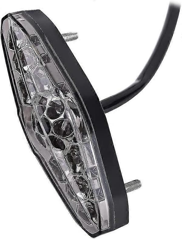 12v 15 LED motorcykel bremse stop køre baglygte blinklys lys grey