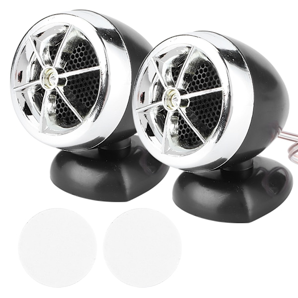 1200W 12V Diskant Mini Horn Musikkuppe Høytaler for Billaudsystem Sølv