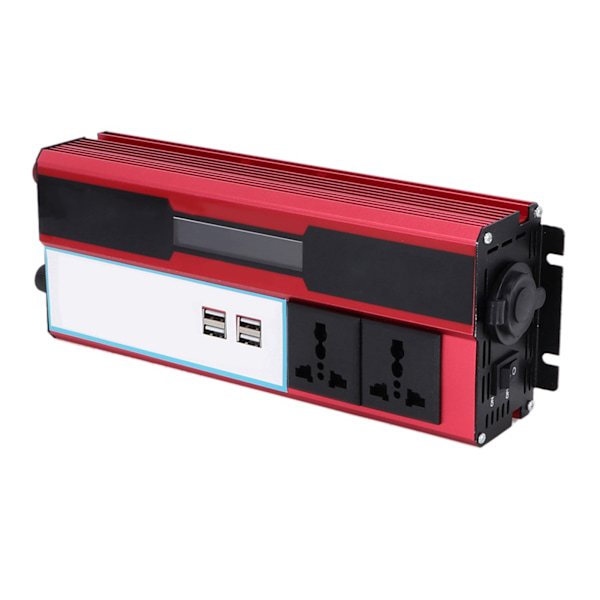 4000W Aurinkoenergian invertteri aaltomuodon digitaalinen näyttö puhelin 4 USB-laturia 220-240V