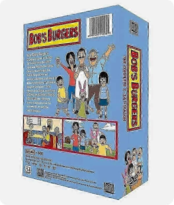 Bob's Burgers: Koko sarja kaudet 1-14 (DVD) 39 levyä
