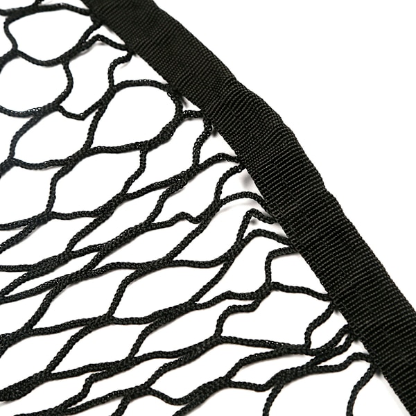 Bagagerumsnet til bagage 1 meter lang 70 cm bred Nylon gummibånd strækbar 4 knaphuller kroge Bagagerumsnet Cargo Net