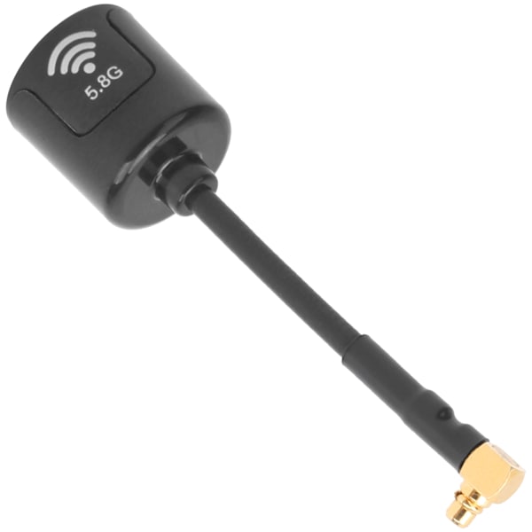 5,8 GHz MMCX 2,8 dbi RHCP Högförstärkt Lång Antenna för FPV Racing Drone RC-delar Svart Vinkel