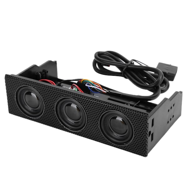 PC Frontpanel Högtalare Stereo Surround Datorfodral Inbyggd mikrofonhögtalare 5.25in STW9005