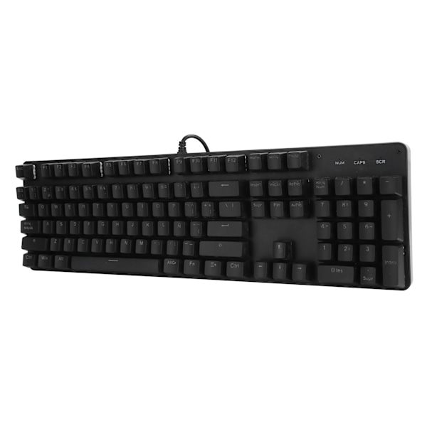 PC-tangentbord med blandade färger, 104 tangenter, spanska blåa switchar, bärbar dator, spel, datortillbehör