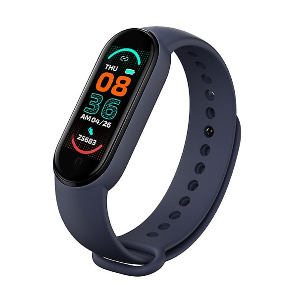 3-i-1 Smart Fitness -paket: Smart armband, Bluetooth sporthörlurar Blue S