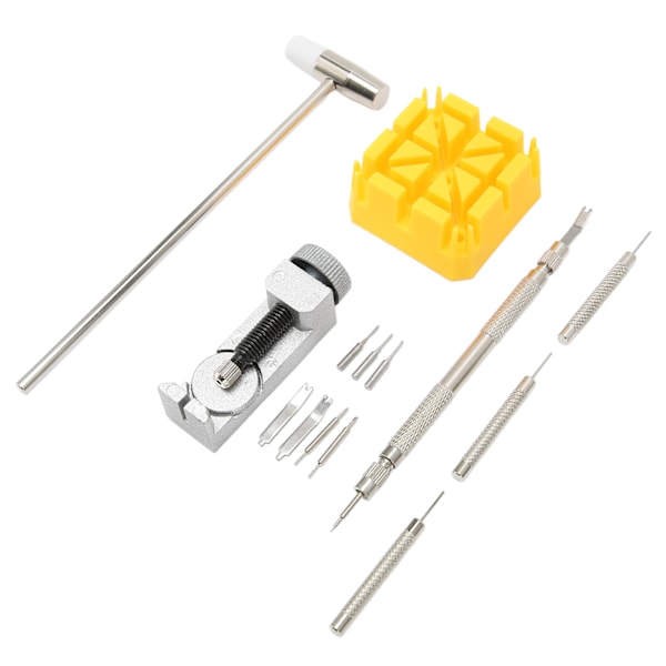 14 st Klockarmband Link Pins Remover Professionell klocka Reparation Spring Bar Tool Set för urmakare
