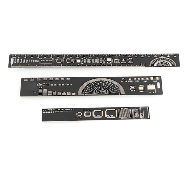 PCB-suunnitteluviivain Monitoiminen 3 kokoa Standardiasteikkoviivain elektroniikkasuunnittelijoille