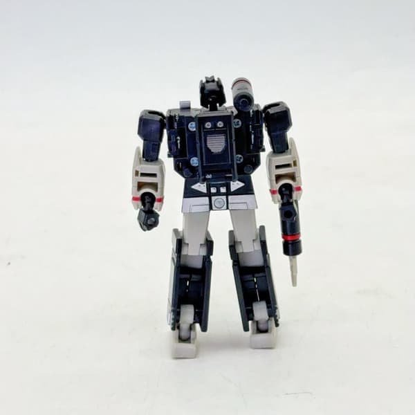 PT-04 Black Soundwave Mini Transformer Tape G1 Actionfigur - I lager Barnpresent