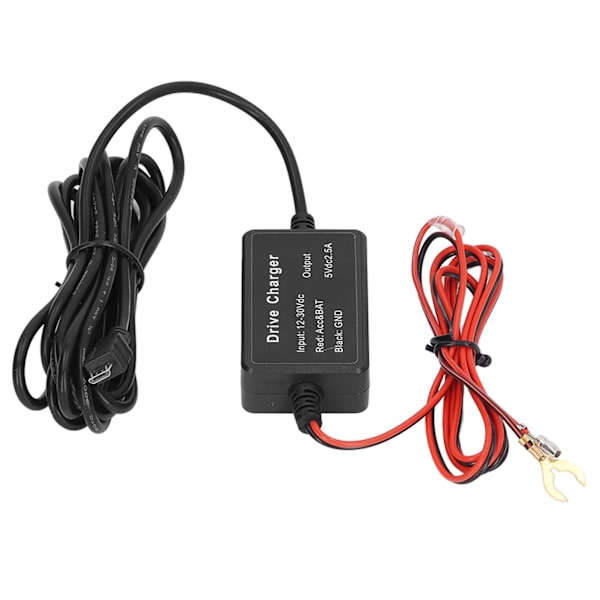 Dash Cam Hardwire Kit Hög säkerhet 24h övervakning för spegelkamera GPS Navigator Radar Detektor MICRO