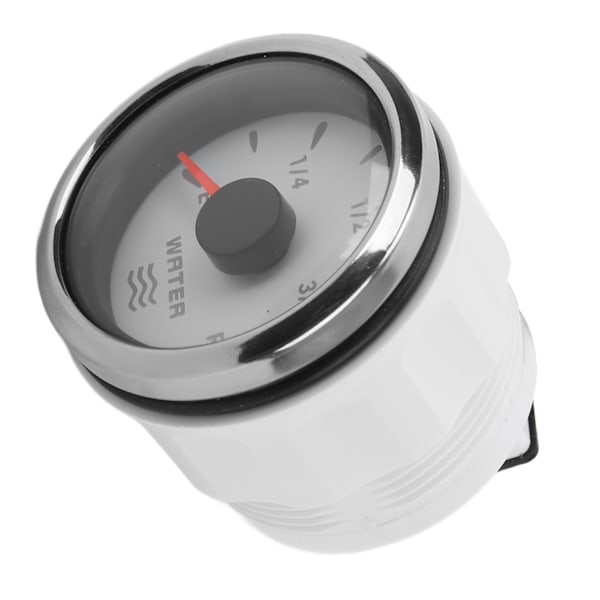 52 mm vattennivåmätare 0‑190Ω 7 färger Bakljuspekare IP67 Vattentät vätsketankmätare för bilbåtar 9‑32VWhite