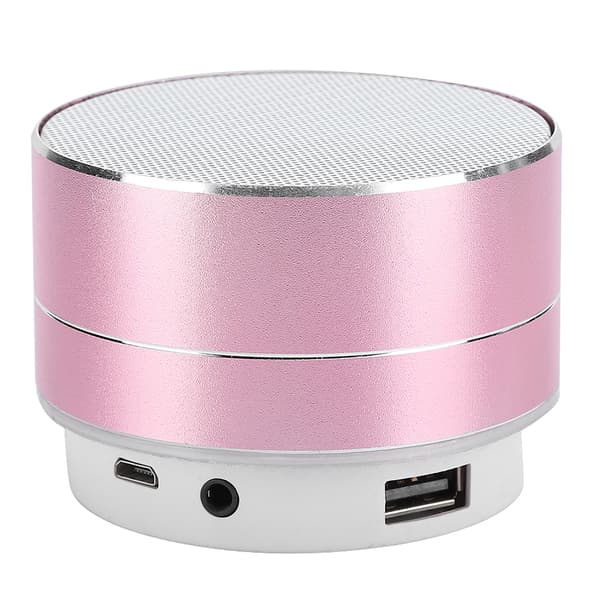 Metal Bluetooth-højttaler med subwoofer til mobiltelefon og computer