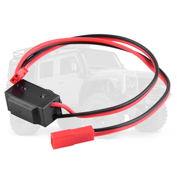 Ljuskontroll ESC Strömbrytare T Plugg hane Hona Switch Kabel för RC modell Bilbåt Flygplan