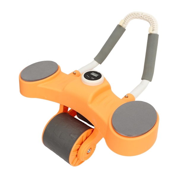 Dobbelt runde magehjul Roller Home Abdominal Wheel Hjem Treningsutstyr for menn Kvinner Core Workouts Orange