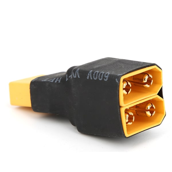 2 stk JST Hannkontakt til T-Plugg Hann Hunn Adapterkabel Kontakt Ledningsnett Plugg for RC Drone Lipo Batteri Svart + rød + gul