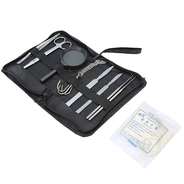 Dissektions-dissektionssats i rostfritt stål för Biology Student Lab Veterinary Anatomy Tools