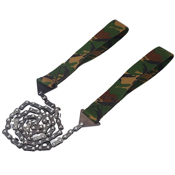 Multifunktionel udendørs camouflage Survival motorsav nødhjælpsværktøj
