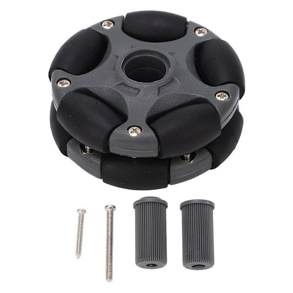 58 mm muoviset Omni-pyörät, kaksinkertaiset pyörivät Omni-suuntaiset pyörät, vaihto-osat 14135