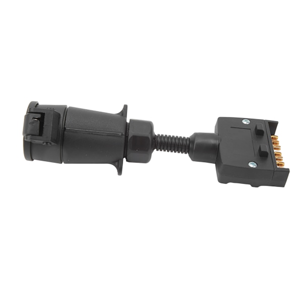 Trailer Adapter Stik 7 PIN Rund hun til flad han Nem at bruge ledningskontakt til campingvogn båd