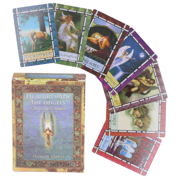 Interaktion Spådom Spelkort Brädspel Kort Hologram Papper Tarotkort Engelsk version