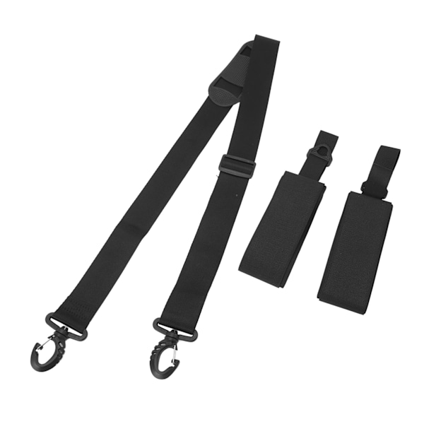 Snowboard Axelrem Justerbar Nylon Svamp Plast Bärbar Anti Slip Ski Carrier Rem för Skidåkning Tillbehör
