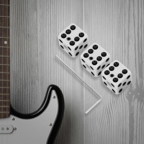 3 st Slitstarka Hastighetsrattar för Elgitarr Volym Tonkontroll