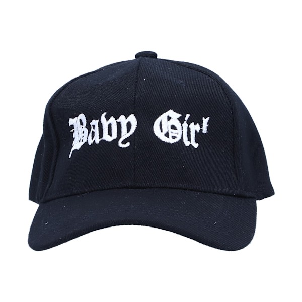 Broderet babyhue Justerbar Baseballhat til småbørn Baby Fritidshat til alder 15 (sort C)