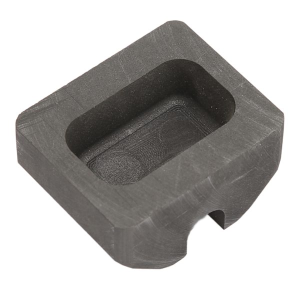 Grafitgötform T-typ Värmestabilitet Snabbkylning Uppvärmning Smycken Raffineringsform 45 X 35 X 23 mm