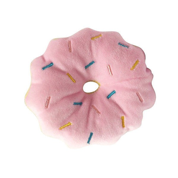 Hundmunkleksaker Bittålig tandgnissning lindra tristess Tecknad Söt pipande plysch hundleksak för husdjurstillbehör Rosa