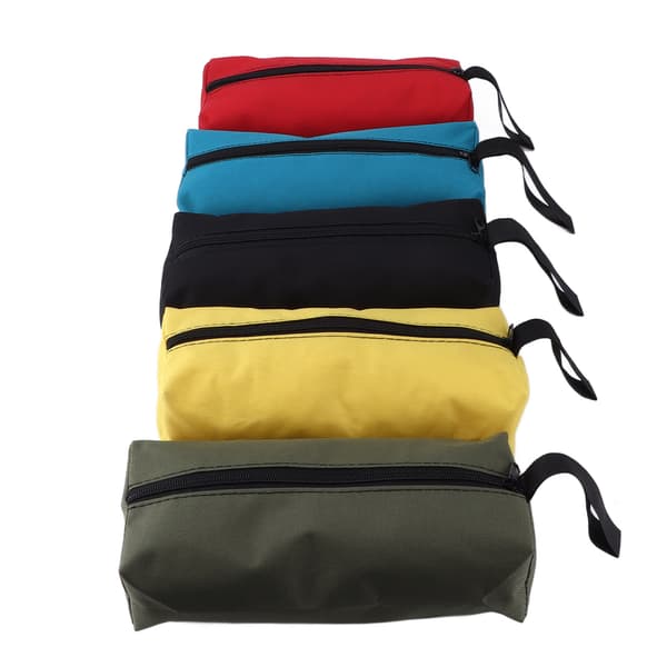 5 Pcs Zipper Tool Bag Multifunctional Small Tool Storage Bag Organizer with Hanging Loop for Men Women