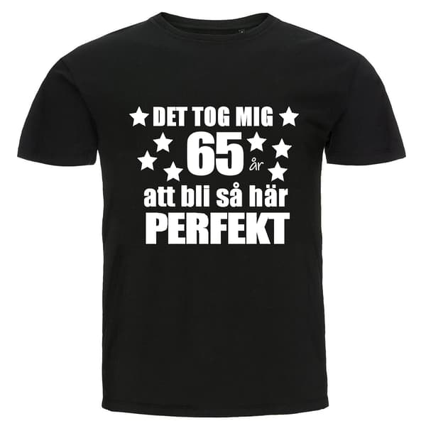 T-skjorte - Det tok meg 65 år å bli så perfekt S