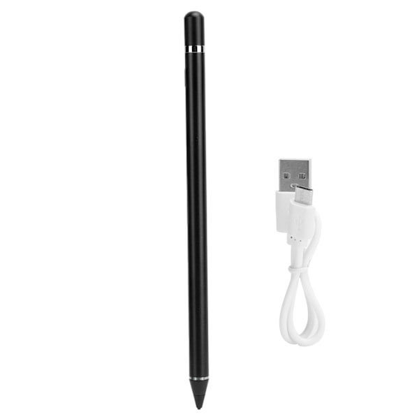 Tablet Stylus Elektronisk Skærm Intelligent Touch Pen til iPhone/Android/iPad 2015‑2017 Sort