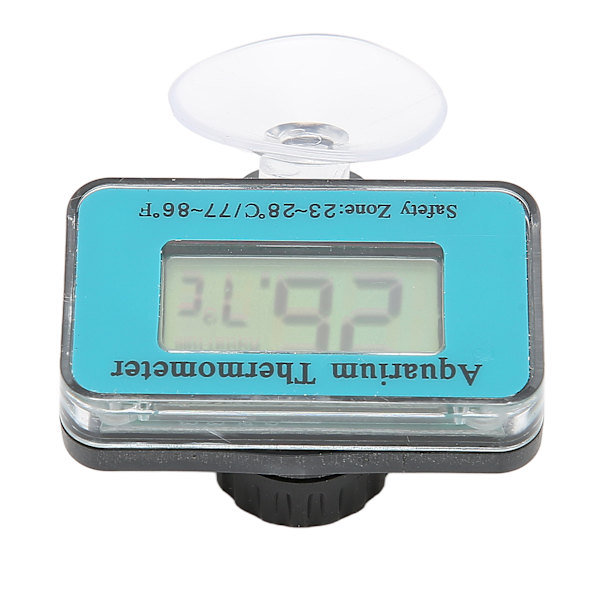 Digital LCD-termometer Vandafvisende Akvarietermometer med høj præcision med sugekop til dykning