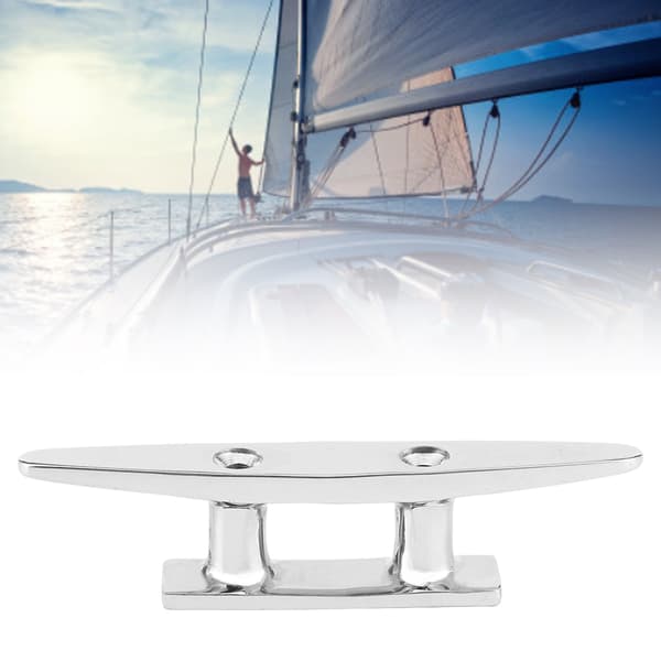 4 stk. 100 mm / 3,9 tommer rustfrit stål båddock dæk fortøjningsreb klamp tilbehør